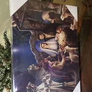 Celebrating Home Christmas Holy Night Scene. Batteries not included.